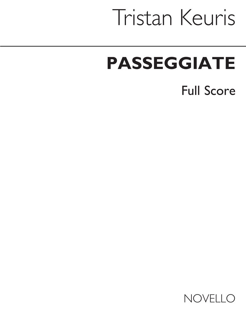 Passeggiate (4 Recorderes) Score Only